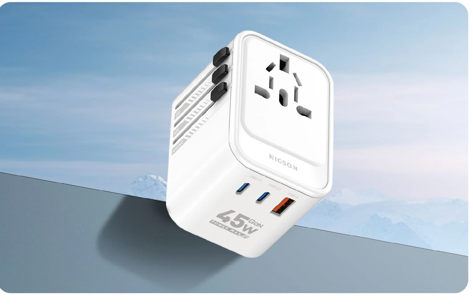 GaN 45W Universal All-in-One Adapter